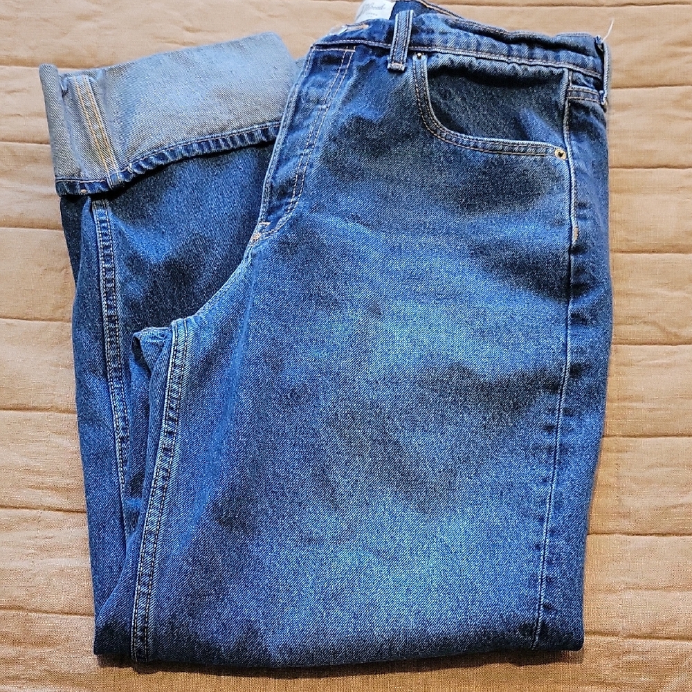 Universal Thread Mid-Rise 90's Baggy Blue Jeans